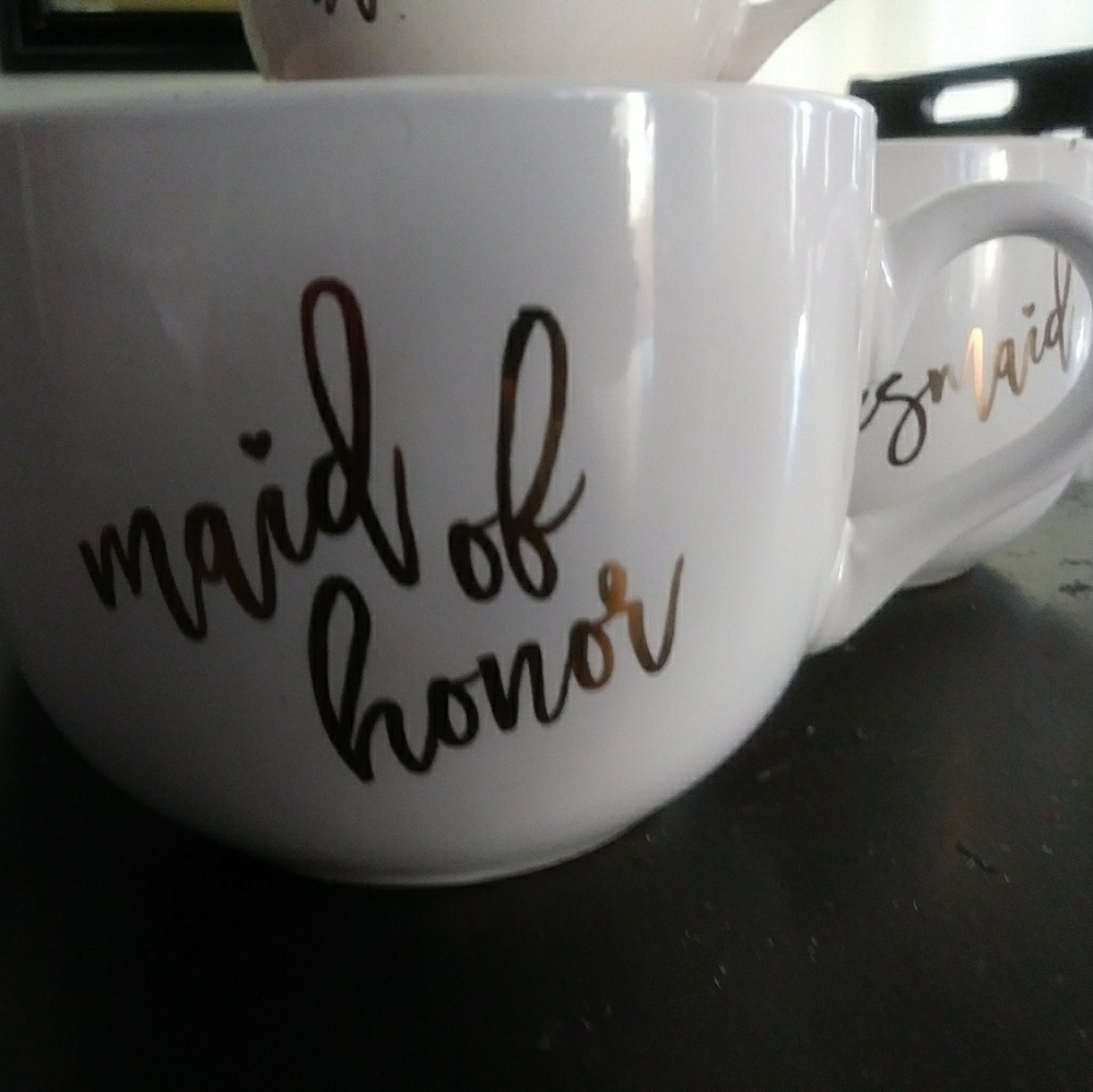 Wedding party mugs
